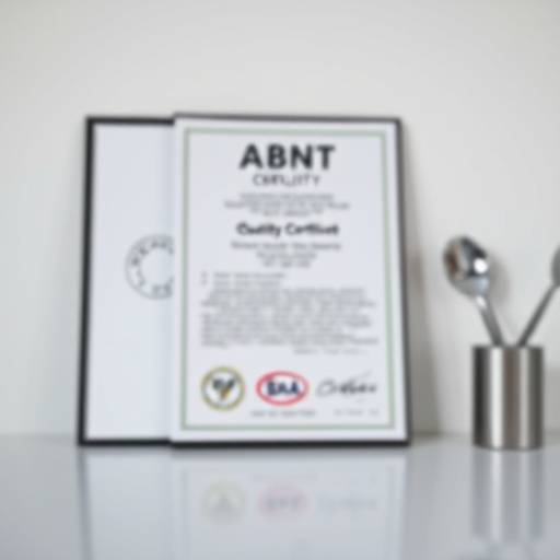 Certificado ABNT de qualidade